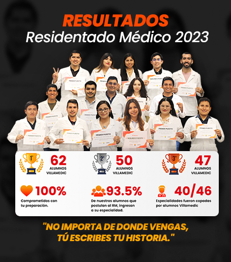 Primeros puestos Residentado Médico 2023 - VillaMedic