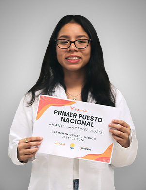 Jhancy Martínez, 1er puesto EsSalud 2024