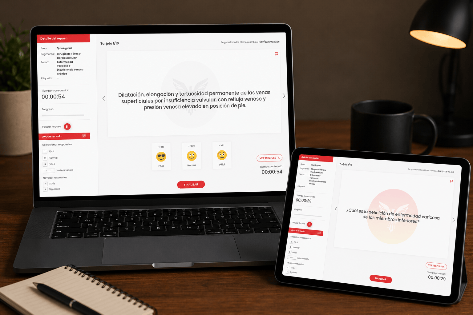 Flashcards VillaMedic — tarjetas virtuales de pregunta y respuesta rápida
